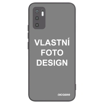 Picasee silikonový černý obal pro Xiaomi Redmi Note 10 5G - Vlastní fotka/motiv