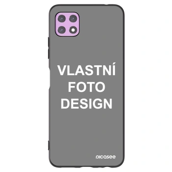 Picasee silikonový černý obal pro Samsung Galaxy A22 A226B 5G - Vlastní fotka/motiv