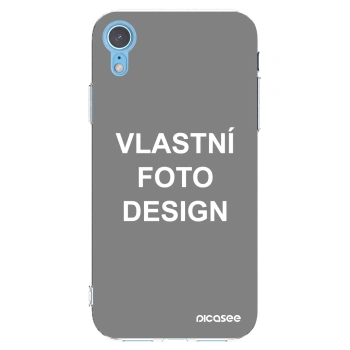 Picasee silikonový průhledný obal pro Apple iPhone XR - Vlastní fotka/motiv