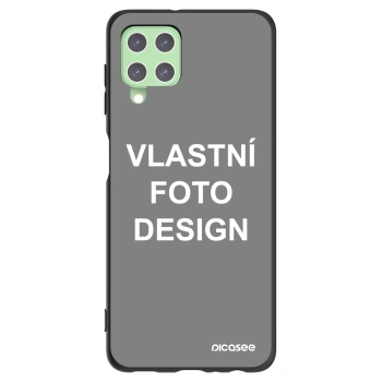 Picasee silikonový černý obal pro Samsung Galaxy A22 A225F 4G - Vlastní fotka/motiv