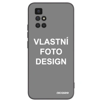Picasee silikonový černý obal pro Xiaomi Redmi 10 - Vlastní fotka/motiv