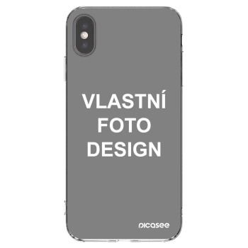 Picasee silikonový průhledný obal pro Apple iPhone XS Max - Vlastní fotka/motiv