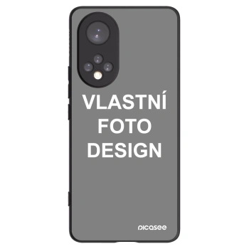 Picasee silikonový černý obal pro Honor 50 5G - Vlastní fotka/motiv