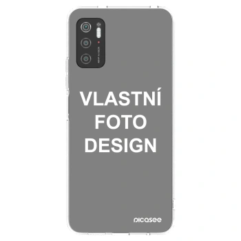 Picasee silikonový průhledný obal pro Xiaomi Poco M3 Pro 5G - Vlastní fotka/motiv