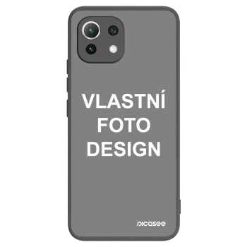 Picasee silikonový černý obal pro Xiaomi 11 Lite 5G NE - Vlastní fotka/motiv