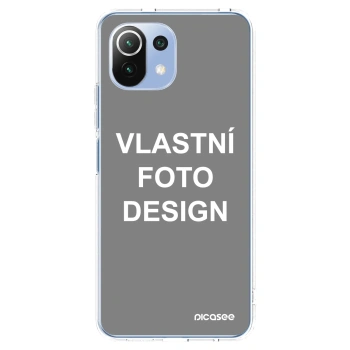 Picasee silikonový průhledný obal pro Xiaomi 11 Lite 5G NE - Vlastní fotka/motiv