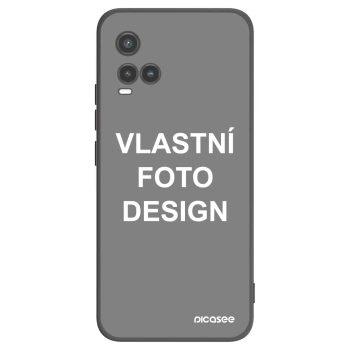 Picasee silikonový černý obal pro Vivo Y33s - Vlastní fotka/motiv