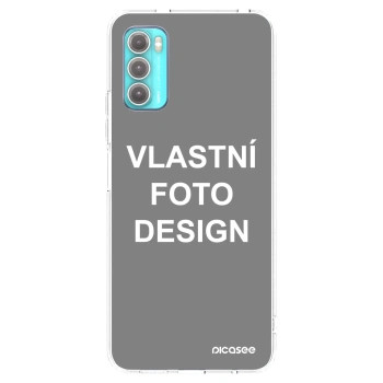 Picasee silikonový průhledný obal pro Motorola Moto G60 - Vlastní fotka/motiv
