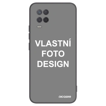 Picasee silikonový černý obal pro Realme 8 5G - Vlastní fotka/motiv