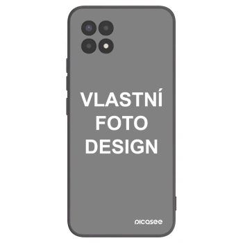 Picasee silikonový černý obal pro Realme 8i - Vlastní fotka/motiv