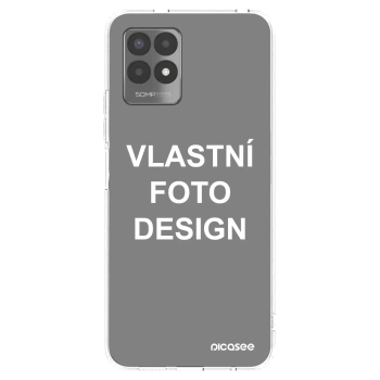 Picasee silikonový průhledný obal pro Realme 8i - Vlastní fotka/motiv