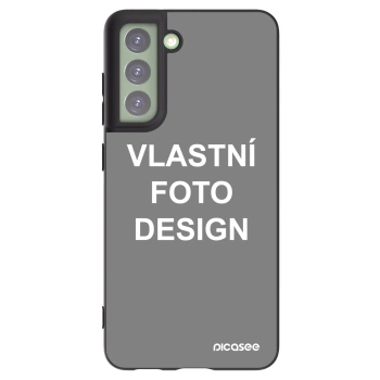 Picasee silikonový černý obal pro Samsung Galaxy S21 FE 5G - Vlastní fotka/motiv