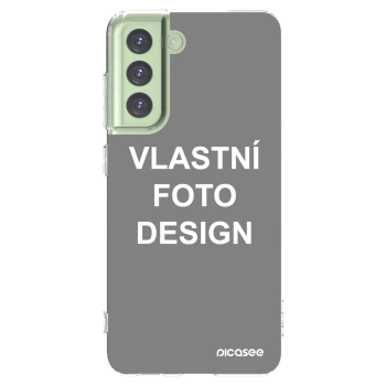 Picasee silikonový průhledný obal pro Samsung Galaxy S21 FE 5G - Vlastní fotka/motiv