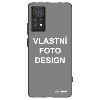 Picasee silikonový černý obal pro Xiaomi Redmi Note 11 Pro 5G - Vlastní fotka/motiv