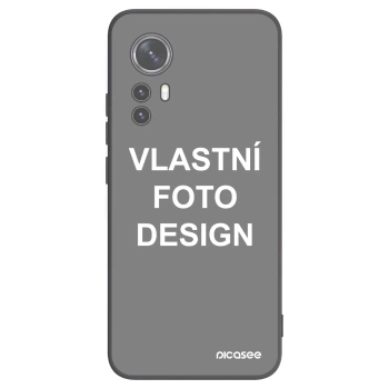 Picasee silikonový černý obal pro Xiaomi 12 - Vlastní fotka/motiv