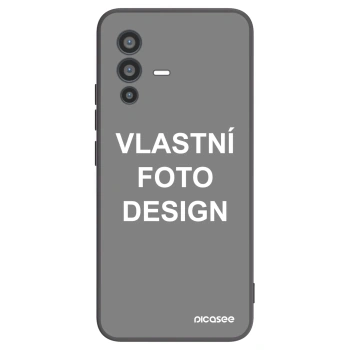 Picasee silikonový černý obal pro Vivo V23 5G - Vlastní fotka/motiv