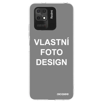 Picasee silikonový průhledný obal pro Xiaomi Redmi 10C - Vlastní fotka/motiv