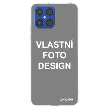 Picasee silikonový průhledný obal pro Honor X8 4G - Vlastní fotka/motiv