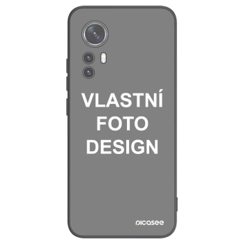 Picasee silikonový černý obal pro Xiaomi 12X - Vlastní fotka/motiv
