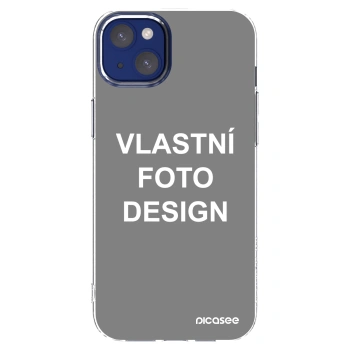 Picasee silikonový průhledný obal pro Apple iPhone 14 Plus - Vlastní fotka/motiv