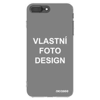 Picasee silikonový průhledný obal pro Apple iPhone 8 Plus - Vlastní fotka/motiv