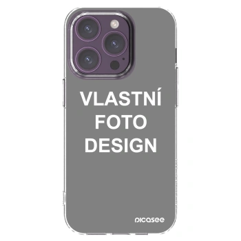 Picasee silikonový průhledný obal pro Apple iPhone 14 Pro - Vlastní fotka/motiv