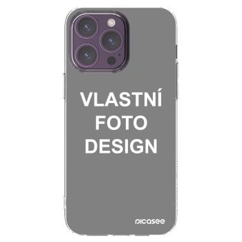 Picasee silikonový průhledný obal pro Apple iPhone 14 Pro Max - Vlastní fotka/motiv