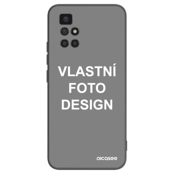 Picasee silikonový černý obal pro Xiaomi Redmi 10 (2022) - Vlastní fotka/motiv