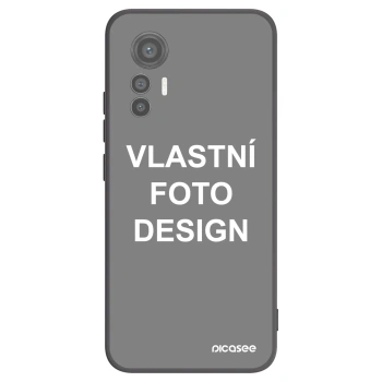 Picasee silikonový černý obal pro Xiaomi 12 Lite - Vlastní fotka/motiv