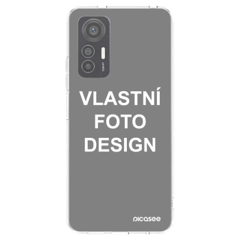 Picasee silikonový průhledný obal pro Xiaomi 12 Lite - Vlastní fotka/motiv