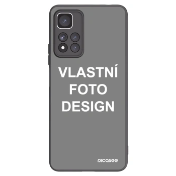 Picasee silikonový černý obal pro Xiaomi Redmi Note 11 Pro+ 5G - Vlastní fotka/motiv
