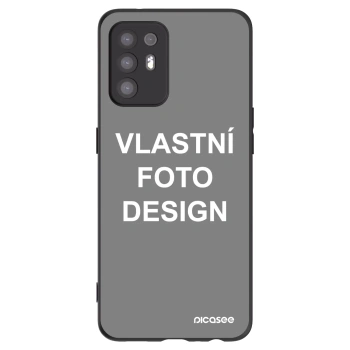 Picasee silikonový černý obal pro OPPO A94 5G - Vlastní fotka/motiv