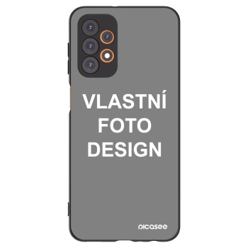 Picasee silikonový černý obal pro Samsung Galaxy A23 A236B 5G - Vlastní fotka/motiv