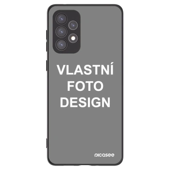 Picasee silikonový černý obal pro Samsung Galaxy A73 5G - Vlastní fotka/motiv