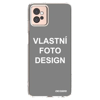 Picasee silikonový průhledný obal pro Motorola Moto G32 - Vlastní fotka/motiv