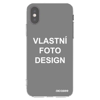 Picasee silikonový průhledný obal pro Apple iPhone X/XS - Vlastní fotka/motiv