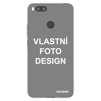 Picasee silikonový průhledný obal pro Xiaomi Redmi A1 - Vlastní fotka/motiv