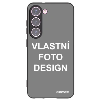 Picasee silikonový černý obal pro Samsung Galaxy S23 5G - Vlastní fotka/motiv