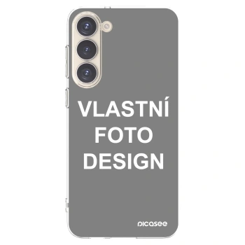 Picasee silikonový průhledný obal pro Samsung Galaxy S23+ 5G - Vlastní fotka/motiv