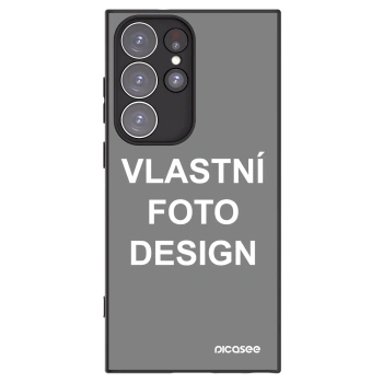 Picasee silikonový černý obal pro Samsung Galaxy S23 Ultra 5G - Vlastní fotka/motiv