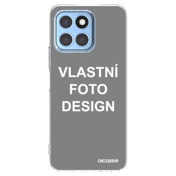 Picasee silikonový průhledný obal pro Honor X8 5G - Vlastní fotka/motiv