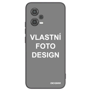 Picasee silikonový černý obal pro Xiaomi Poco X5 - Vlastní fotka/motiv