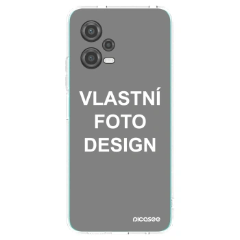 Picasee silikonový průhledný obal pro Xiaomi Poco X5 - Vlastní fotka/motiv