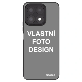 Picasee silikonový černý obal pro Honor X8a - Vlastní fotka/motiv