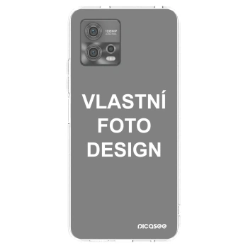 Picasee silikonový průhledný obal pro Motorola Moto G72 - Vlastní fotka/motiv
