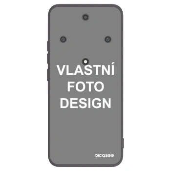 Picasee silikonový černý obal pro Honor Magic5 Lite 5G - Vlastní fotka/motiv