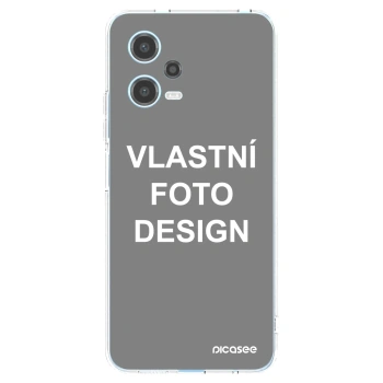 Picasee silikonový průhledný obal pro Xiaomi Redmi Note 12 5G - Vlastní fotka/motiv