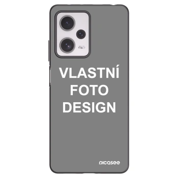 Picasee silikonový černý obal pro Xiaomi Redmi Note 12 Pro+ 5G - Vlastní fotka/motiv