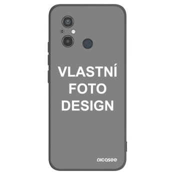 Picasee silikonový černý obal pro Xiaomi Redmi 12C - Vlastní fotka/motiv