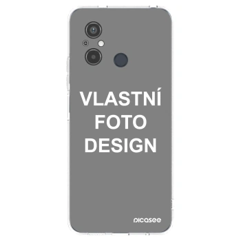 Picasee silikonový průhledný obal pro Xiaomi Redmi 12C - Vlastní fotka/motiv